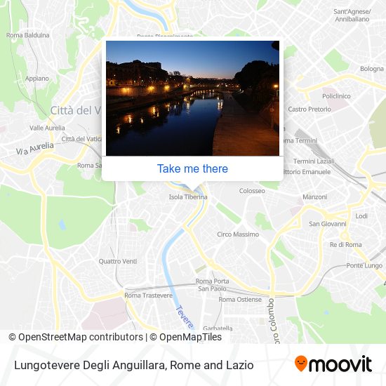 Lungotevere Degli Anguillara map