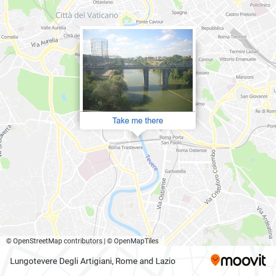 Lungotevere Degli Artigiani map