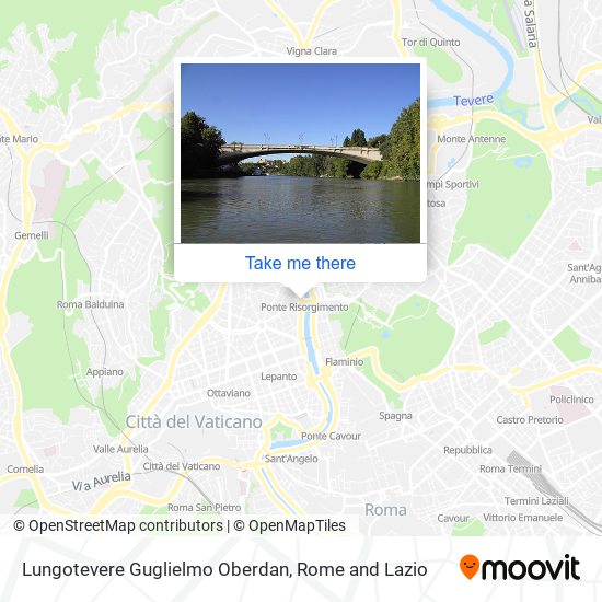 Lungotevere Guglielmo Oberdan map