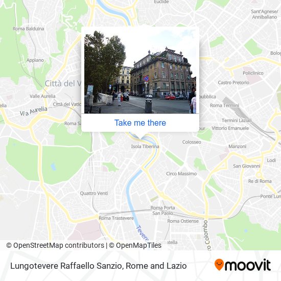 Lungotevere Raffaello Sanzio map