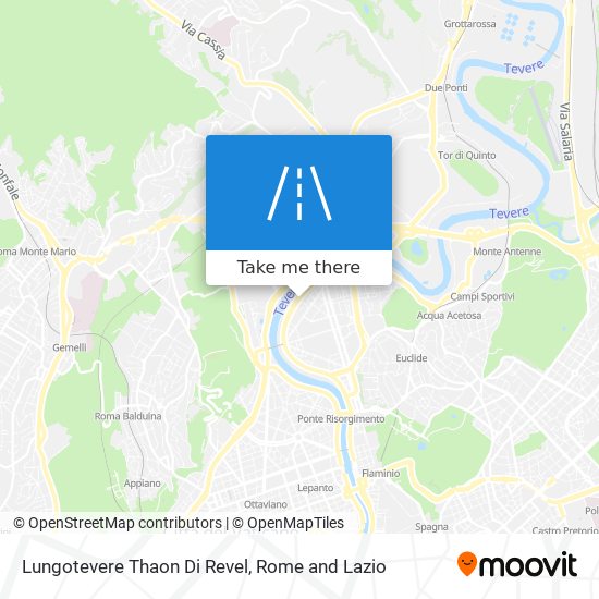 Lungotevere Thaon Di Revel map