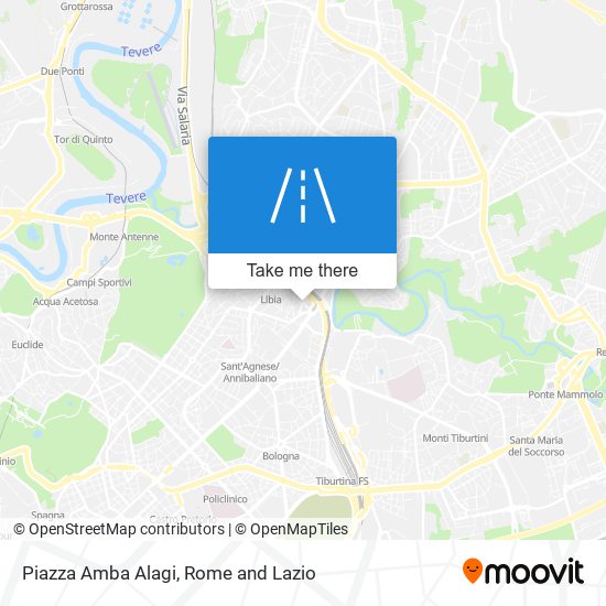 Piazza Amba Alagi map