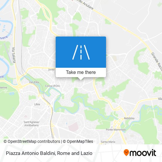 Piazza Antonio Baldini map