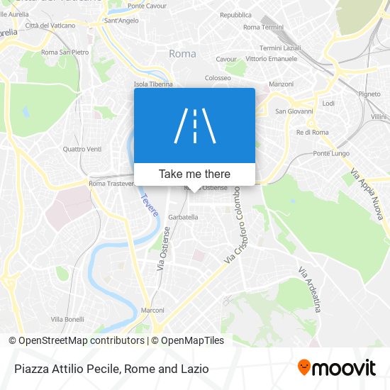 Piazza Attilio Pecile map
