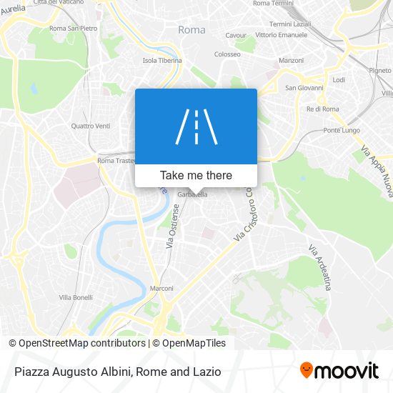 Piazza Augusto Albini map