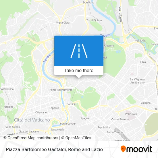 Bartolomeo Gastaldi Square map