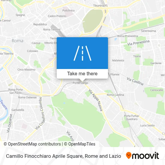 Camillo Finocchiaro Aprile Square map