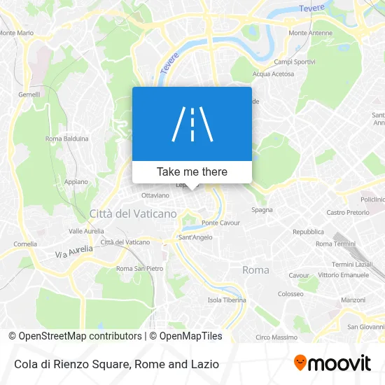 Cola di Rienzo Square map