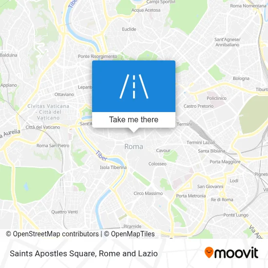 Saints Apostles Square map