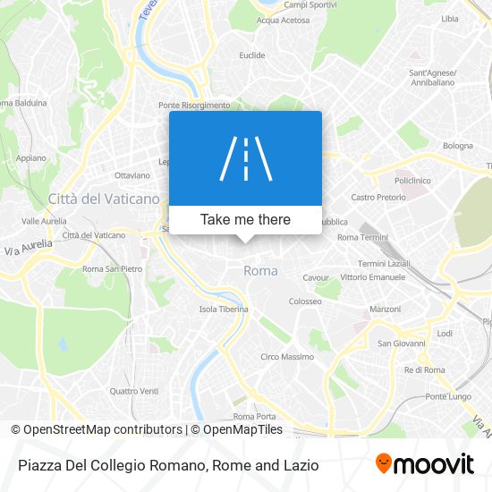 Piazza Del Collegio Romano map