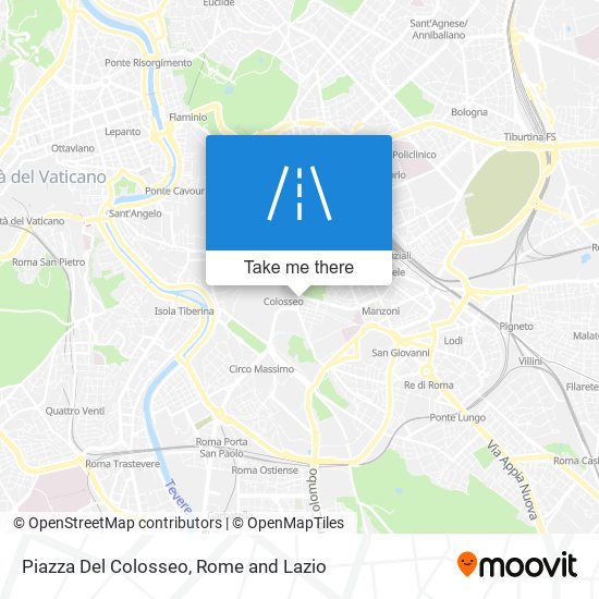Piazza Del Colosseo map