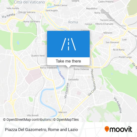 Piazza Del Gazometro map