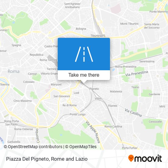 Piazza Del Pigneto map