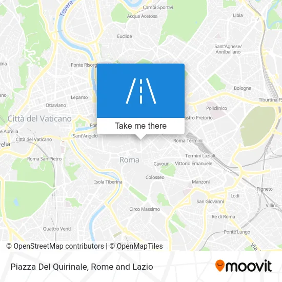 Quirinale Square map