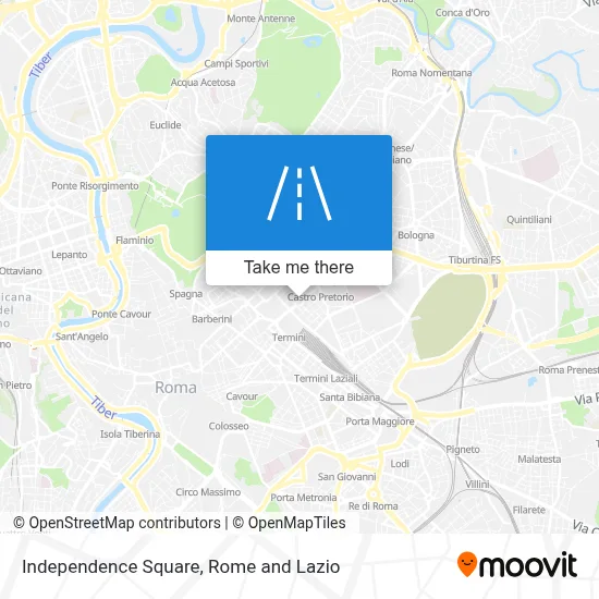 Independence Square map