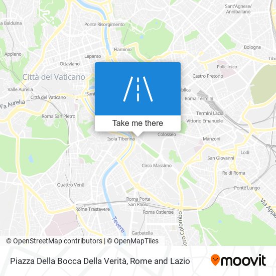 Piazza Della Bocca Della Verità map