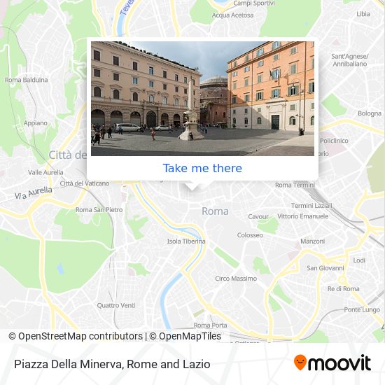 Piazza Della Minerva map