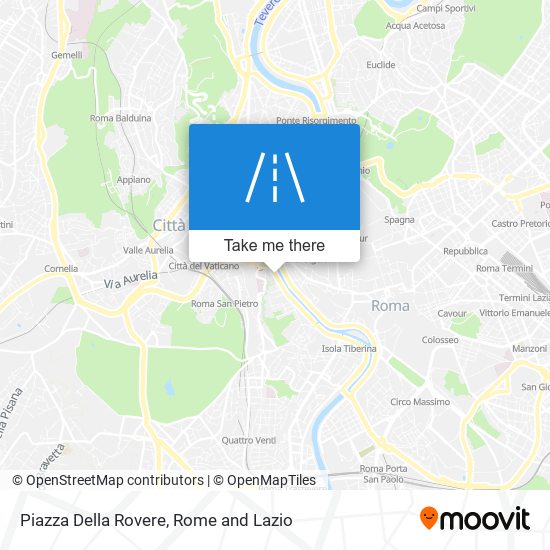 Piazza Della Rovere map