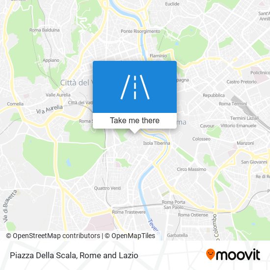 Piazza Della Scala map