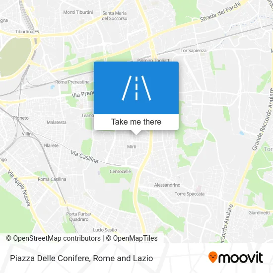 Piazza Delle Conifere map