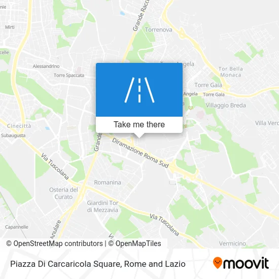Piazza Di Carcaricola Square map