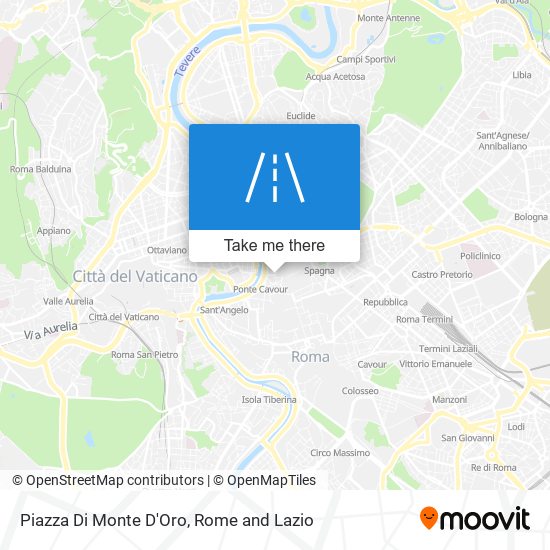 Piazza Di Monte D'Oro map