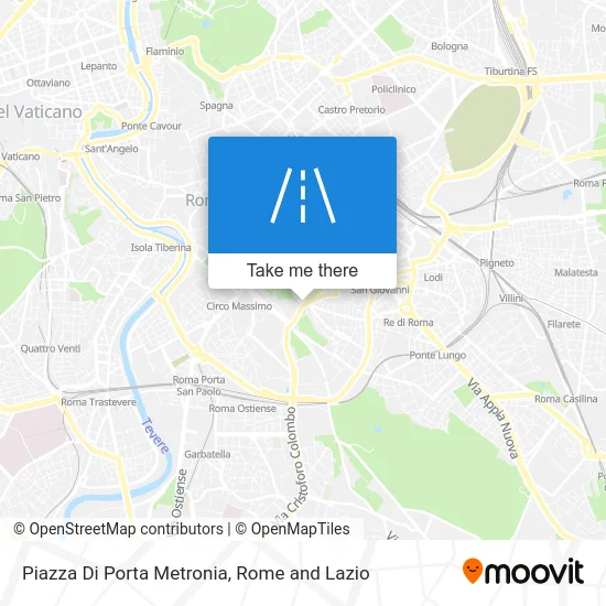Porta Metronia Square map