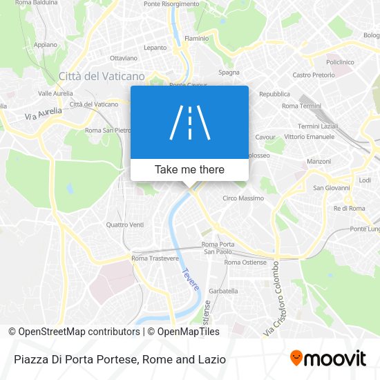Piazza Di Porta Portese map