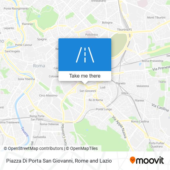 Piazza Di Porta San Giovanni map