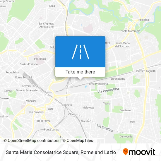 Santa Maria Consolatrice Square map