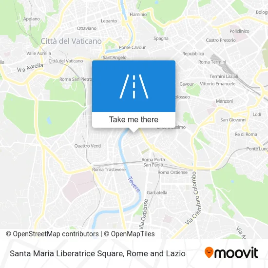 Santa Maria Liberatrice Square map