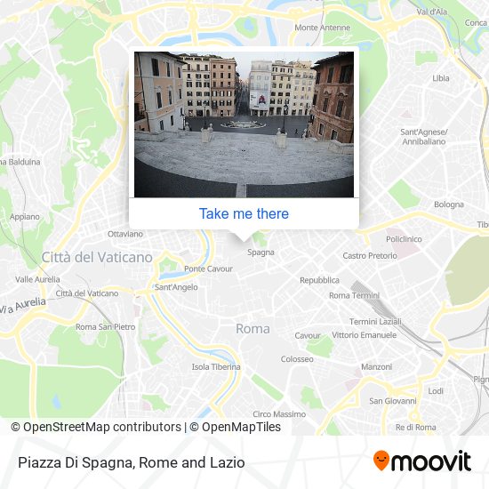 Piazza Di Spagna map
