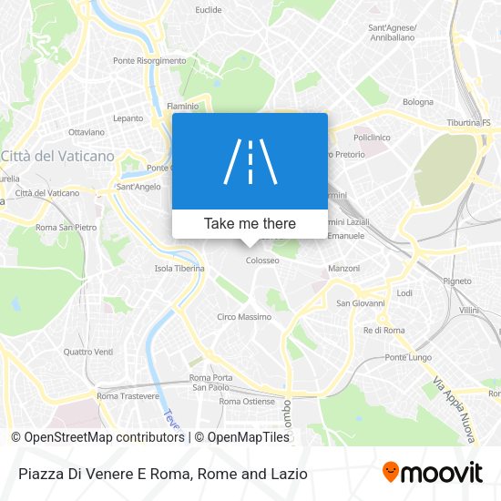 Piazza Di Venere E Roma map