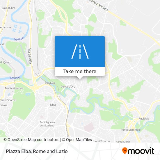 Piazza Elba map