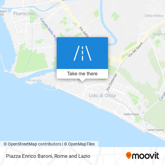 Piazza Enrico Baroni map