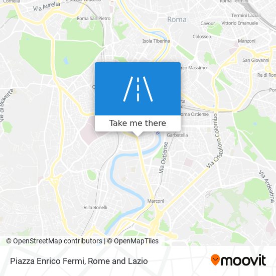 Piazza Enrico Fermi map