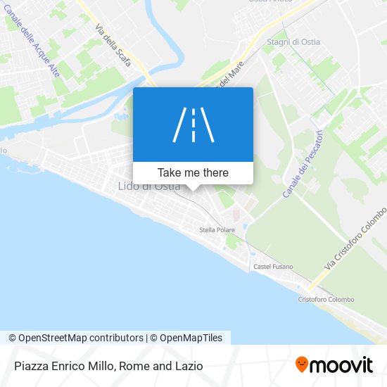 Piazza Enrico Millo map