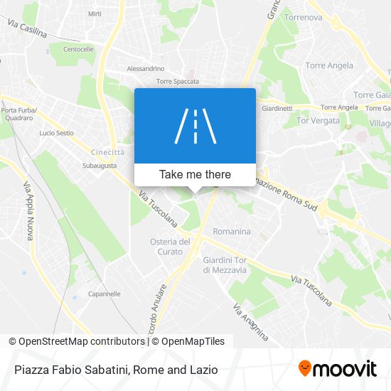 Piazza Fabio Sabatini map