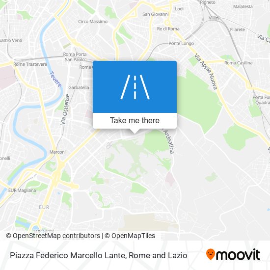 Piazza Federico Marcello Lante map