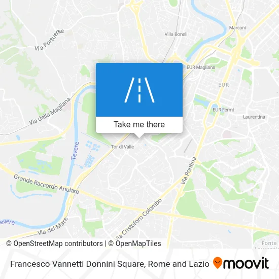 Francesco Vannetti Donnini Square map