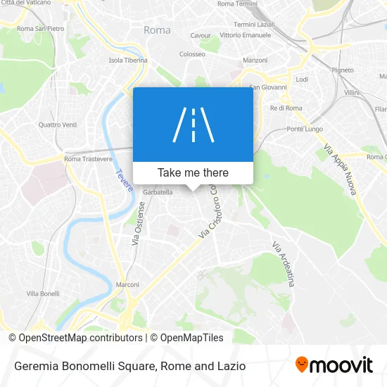 Geremia Bonomelli Square map