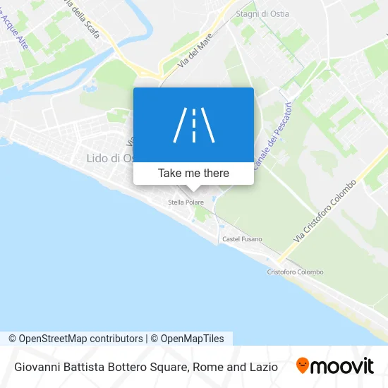 Giovanni Battista Bottero Square map