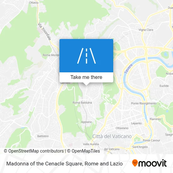 Madonna of the Cenacle Square map