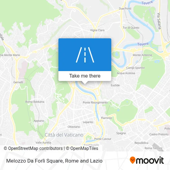 Melozzo Da Forlì Square map