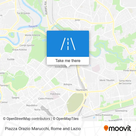 Orazio Marucchi Square map