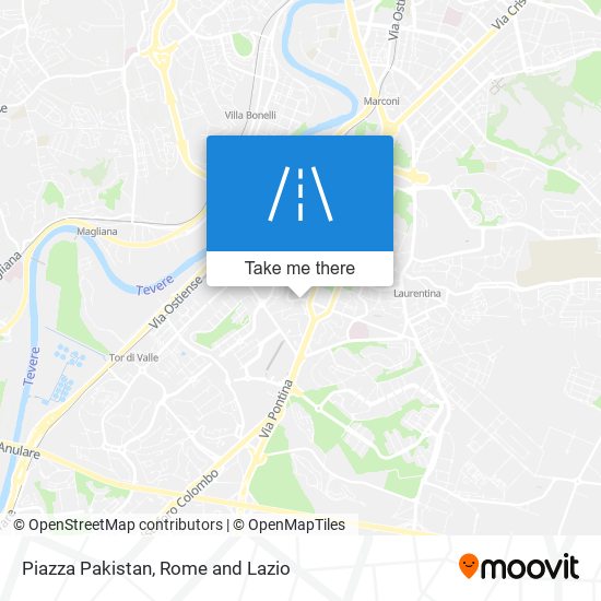 Piazza Pakistan map