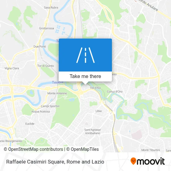 Raffaele Casimiri Square map