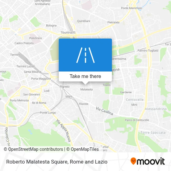 Roberto Malatesta Square map