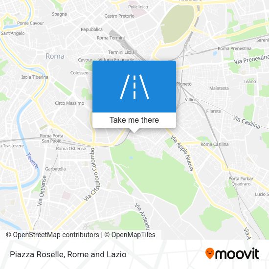 Piazza Roselle map