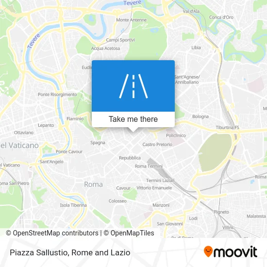 Sallustio Square map